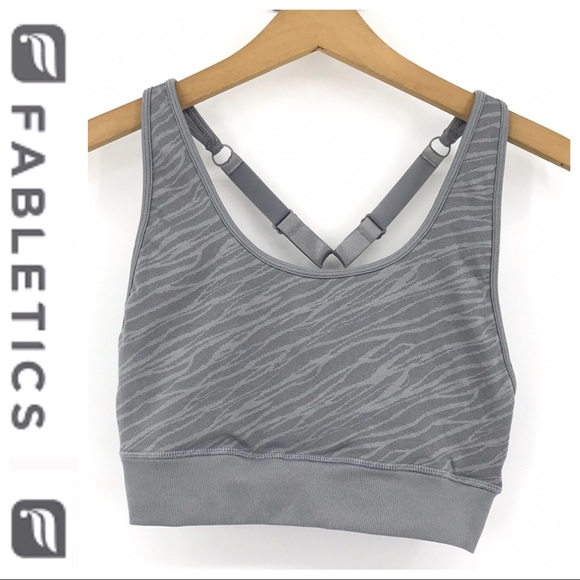 💕SALE💕 Fabletics Gray Jacquard Tank Top - Picture 5 of 8